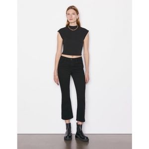 FRAME le crop mini boot Film Noir sz 29